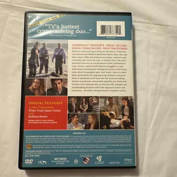 Rizzoli & Isles: the Complete Fourth Season (DVD, 2013) - Picture 5 of 5